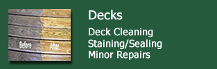 Decks and Deck Cleaning
